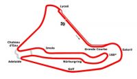 Magny Cours track map