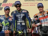 Rossi, Melandri and Hayden at Qatar