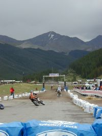 Supermoto racing at Copper Mountain