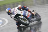 John Hopkins in the wet at Donington