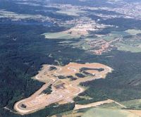 Aerial view of Autodromo Brno