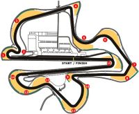 Sepang Circuit track map